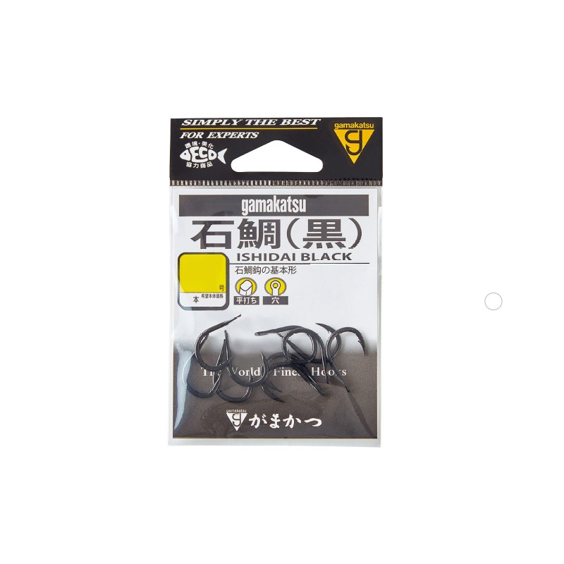 仕様表石鯛(穴) 黒Gamakatsuがまかつ　石鯛(穴) 黒●号数:14●入数:10詳細はこちら