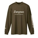 エバーグリーン ドライロングTシャツ Fタイプ M アーミーグリーン(4)