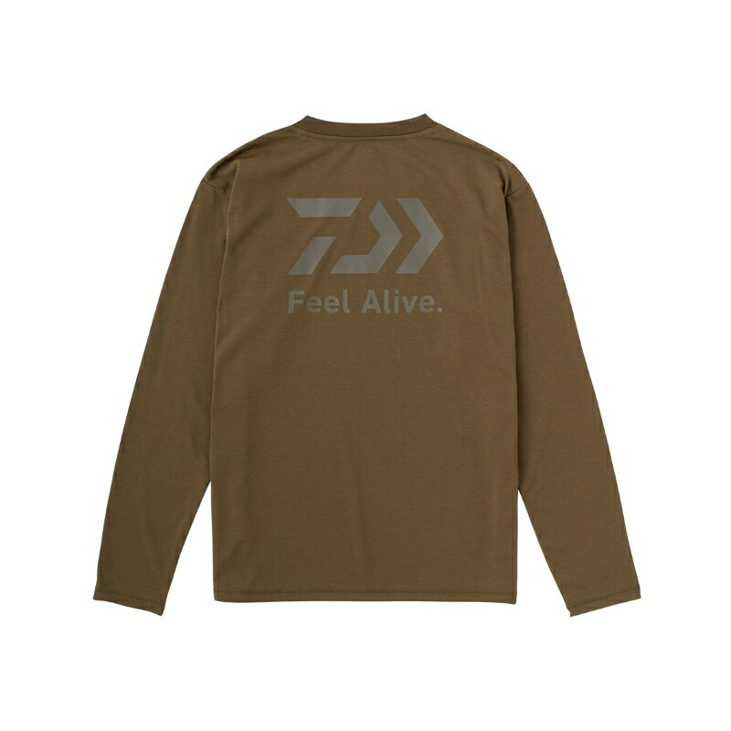 ダイワ　DE-8223 クリーンオーシャンFeelAlive.ロングTシャツ オリーブ M