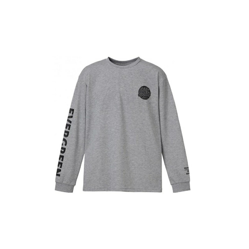 エバーグリーン　EGドライミックス ロングTシャツ タイプ1 3L #グレー