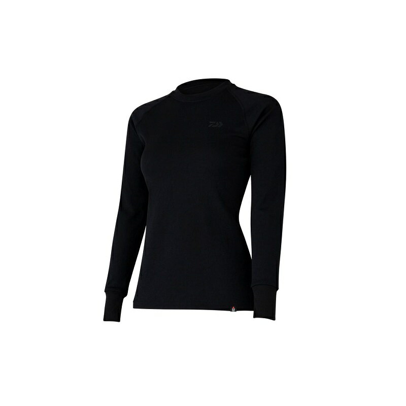 ダイワ ダイワ DU-3523S ダンロテック クルーネックアンダーシャツ ブラック WL【在庫限り特価】【秋冬物衣料大処分】 釣り