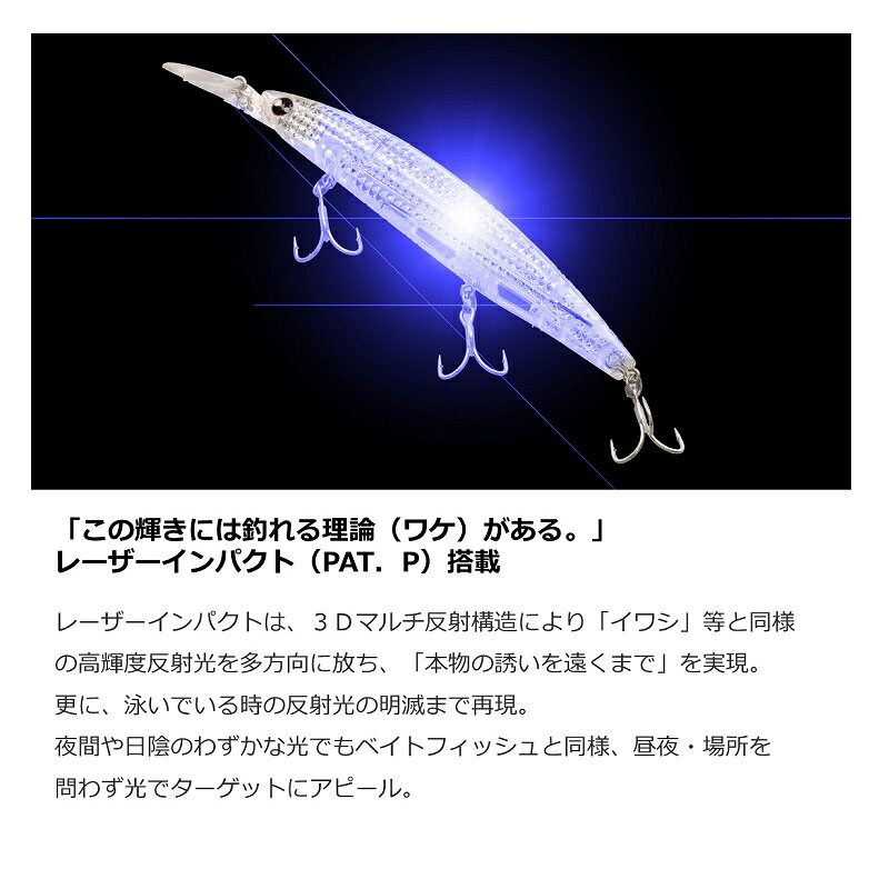 ショアラインシャイナーZ セットアッパー125SDR レーザーインパクト LIマックスレーザー の商品画像3枚目
