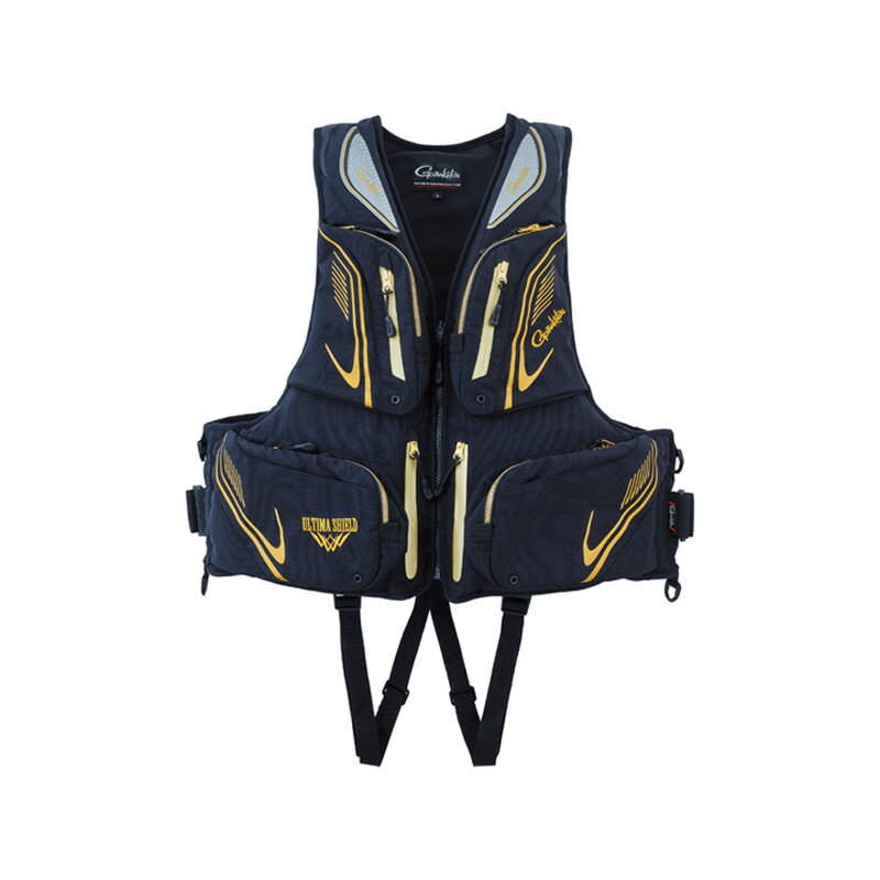 がまかつ　GM2194 アルテマシールドフローティングベスト LL ブラック