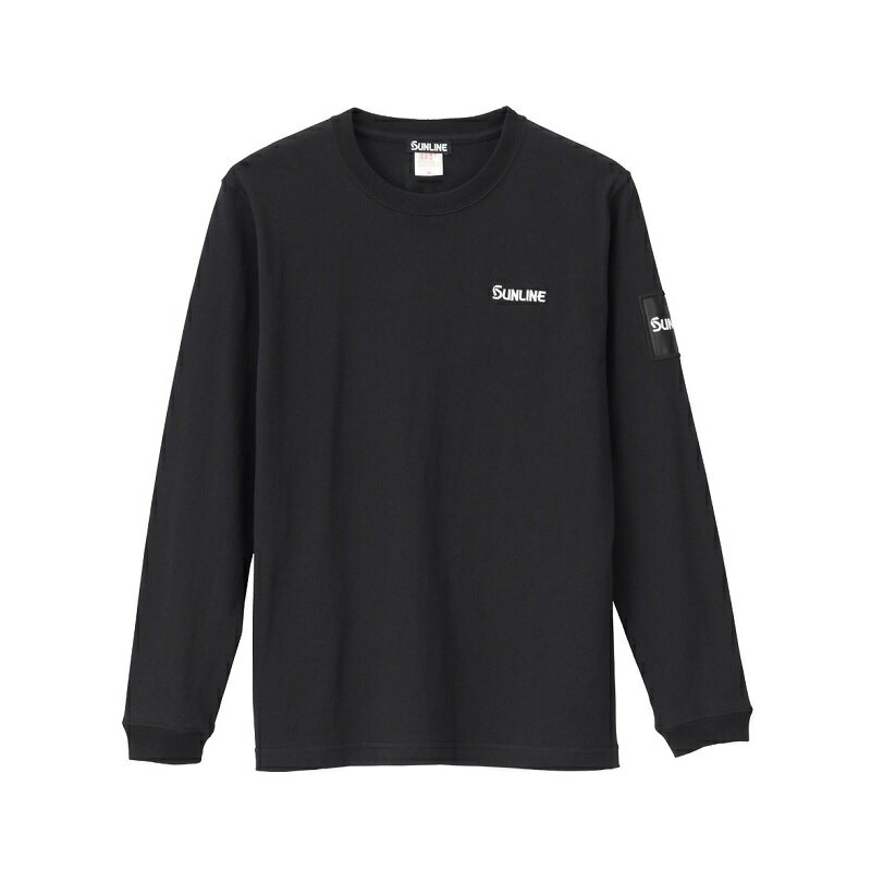 サンライン　SUW-15313 ヘビーウエイトロングスリーブシャツ S ブラック