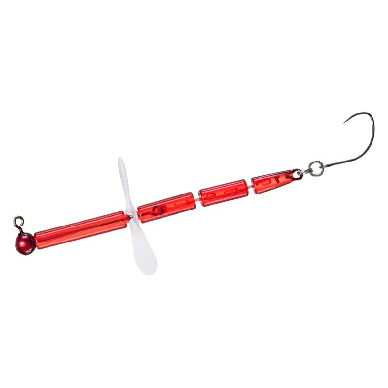 ダイワ　鱒ノ小枝スクリュー クリアレッド