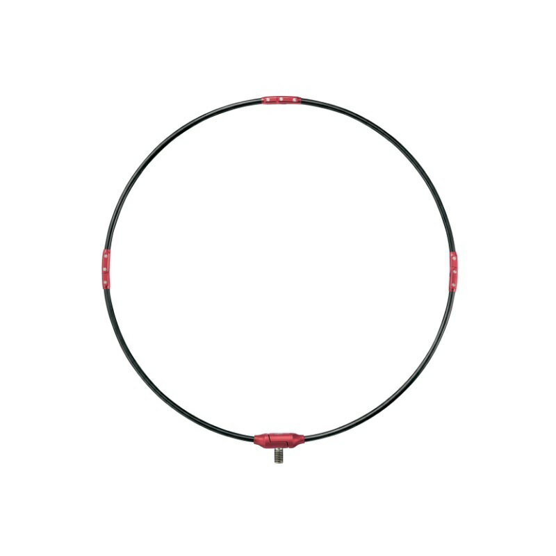 がまかつ　GM835 タモ枠(四折りジュラルミン) 45cm ブラック/レッド