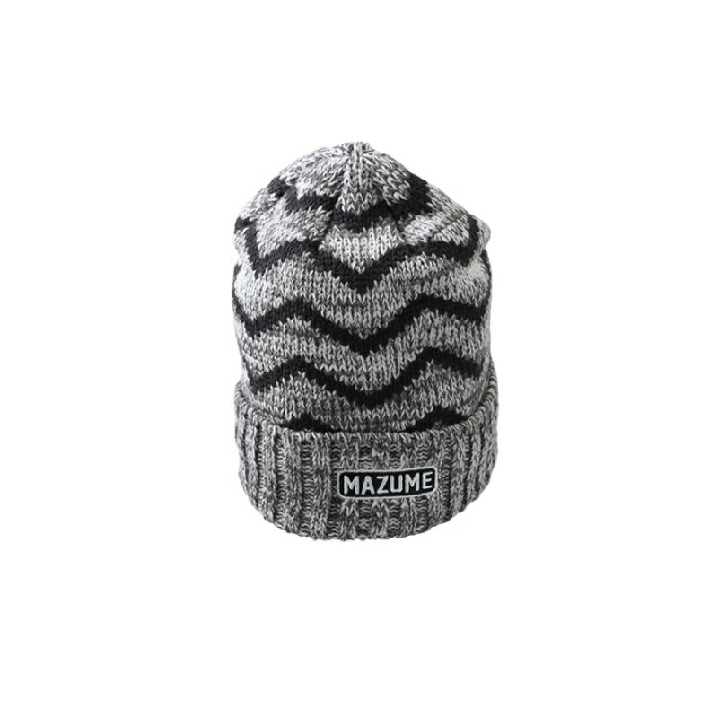 オレンジブルー　MZCP-F745 MZジャガードニットワッチ フリー ブラック