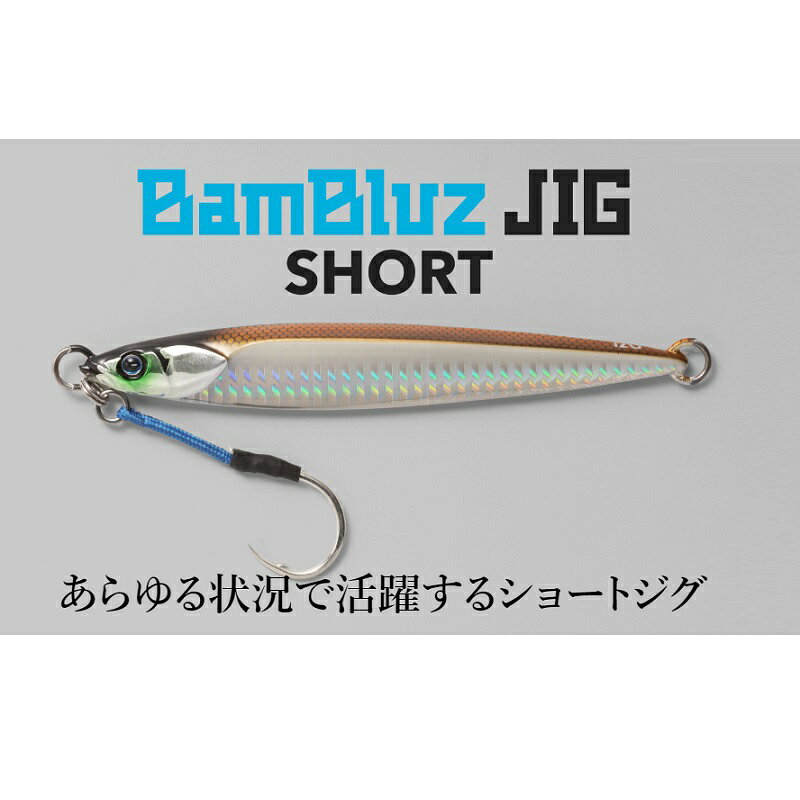 バンブルズジグ ショート 100g イカナゴショルダーグロー の商品画像2枚目