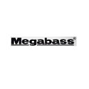 メガバス カッティングステッカー Megabass 10cm ブラック