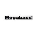 メガバス カッティングステッカー Megabass 40cm ブラック