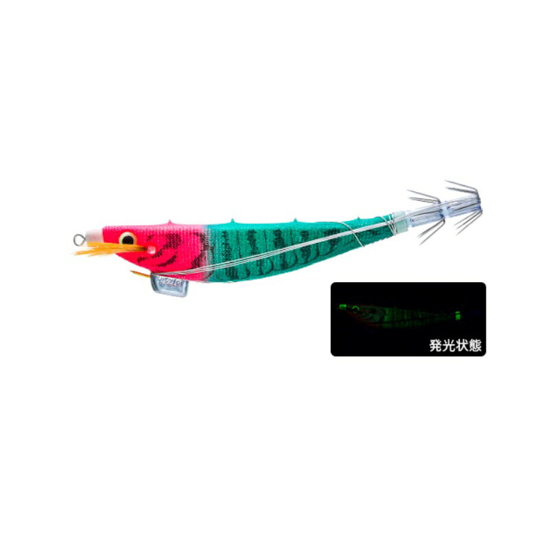 デュエル　A1808-LRM エビスッテJr. Y2 100mm 12 LRM 夜光レッドグリーン