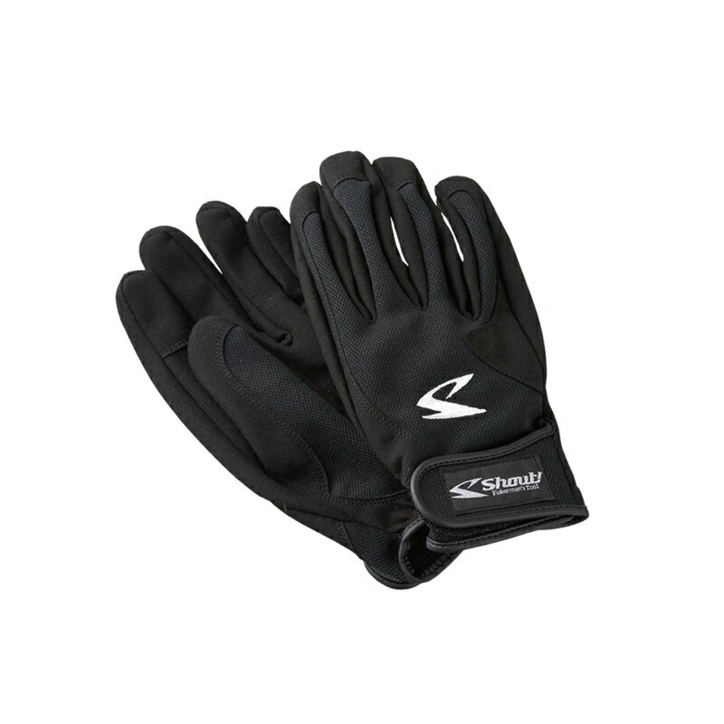 シャウト　725SG ショートメッシュグローブ M ブラック