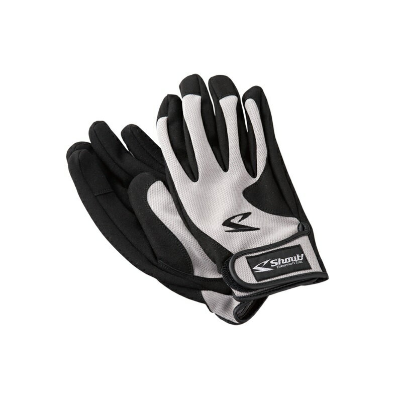シャウト　726SG ショートメッシュグローブ M グレー