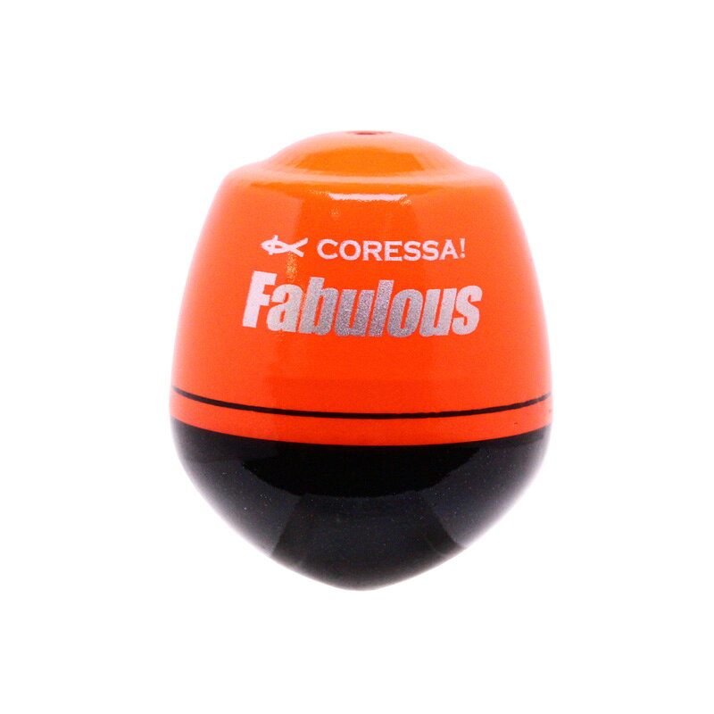 仕様表Fabulous「驚くべき」飛距離と安定性！！プロトーナメンター波多江義孝インストラクターが監修する超遠投モデル■圧倒的な遠投性能！既存のコレッサ全浮力の約1.5倍の重量。ボディサイズは30％UPしました。20g越えの高自重による圧倒的遠投性能はカバーできる範囲はCORESSA！と比べかなり拡がります。実際のコレッサとの比較検証では平均10m以上飛ぶ結果が出ました！はるか沖の潮目を狙うグレ釣りや遠浅エリアでのチヌ釣りなど汎用が効くモデルです。CORESSA！との投げ比べでは10m以上の差が出ました。エサ取りが群がるエリアを突っ切る広範囲のストレスフリーな釣りができます。■潮受けの良いコレッサの形状を受け継ぎました下ぶくれ形状のボディは浮かせても水中へ沈めても抜群の安定感を演出。激流エリアでも仕掛けの入りがブレず、狙った層を丁寧に探れる。潮流を掴みながらもラインテンションで浮き上がりにくいボディ形状なので後打ちのマキエサとの同調もしやすい。高自重ボディ・低重心の条件がそろったウキだからこそできる技です。■コレッサとの違いコレッサのIDRパイプに対しファビュラスはFT（ファインテーパー）管を採用。※入口径2.0mm（上部）出口径1.5mm（下部）ガン玉など付けない軽い仕掛でもスルスル入り、糸を傷つけない滑らかな糸落ちです。入口・出口径にはSICリングを装着。口が堅い魚に思い切りフッキングしても衝撃で糸を傷つけず、高切れなどで起こるウキのロストを激減できます。kizakura　CORESSA！FABULOUSキザクラ　コレッサ ファビュラス●サイズ：直径φ32.3×高さ38.2(mm)●浮力：B●自重：21.2●カラー：レッド詳細はこちら