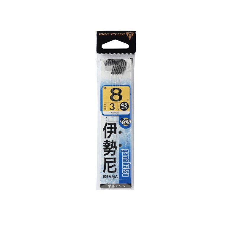 Rakuten - がまかつ　伊勢尼 糸付 45cm 8-3 黒