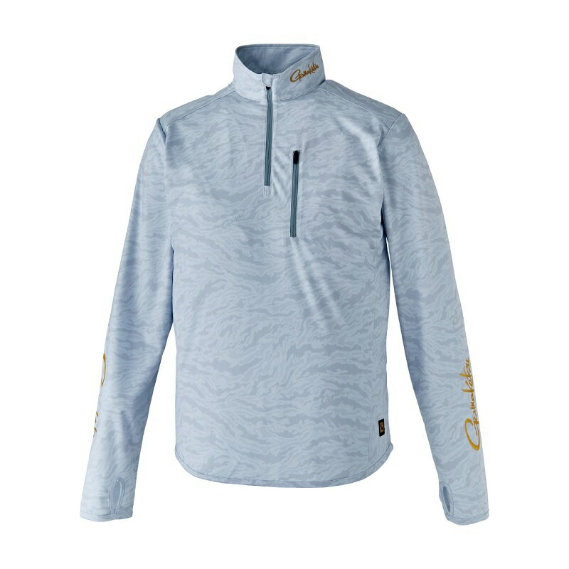 がまかつ　GM3728 NFZジップシャツ ライトグレー 3L