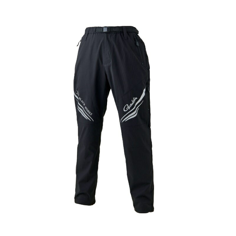 がまかつ　GM3740 ストレッチフィッシングパンツ ブラック(BLACK WORKS) Mのサムネイル