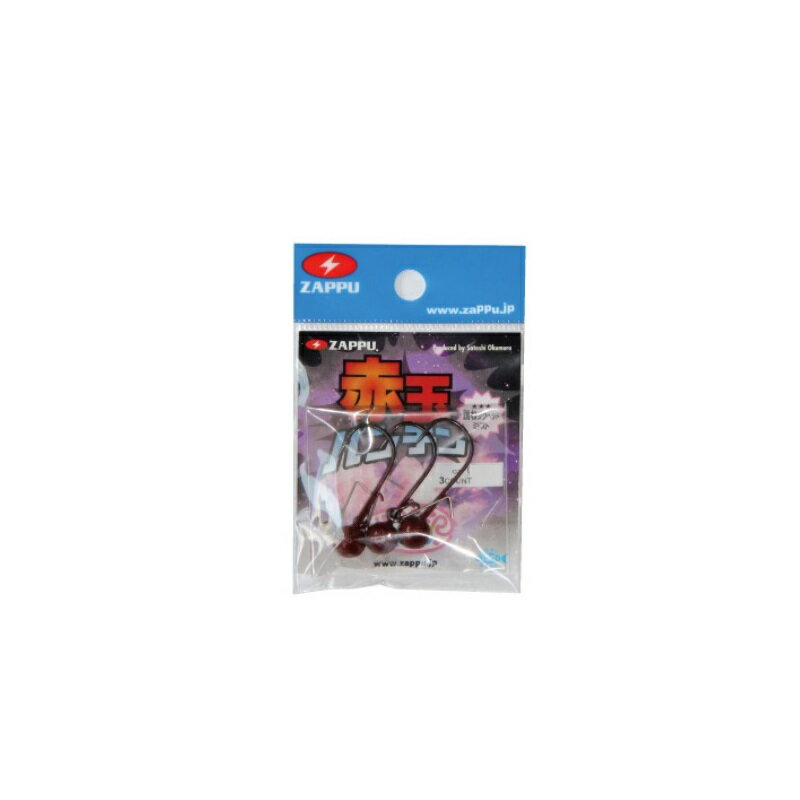 ザップ　バンパーヘッド 赤玉パンチン 3.5g　1/8oz(3.5g)