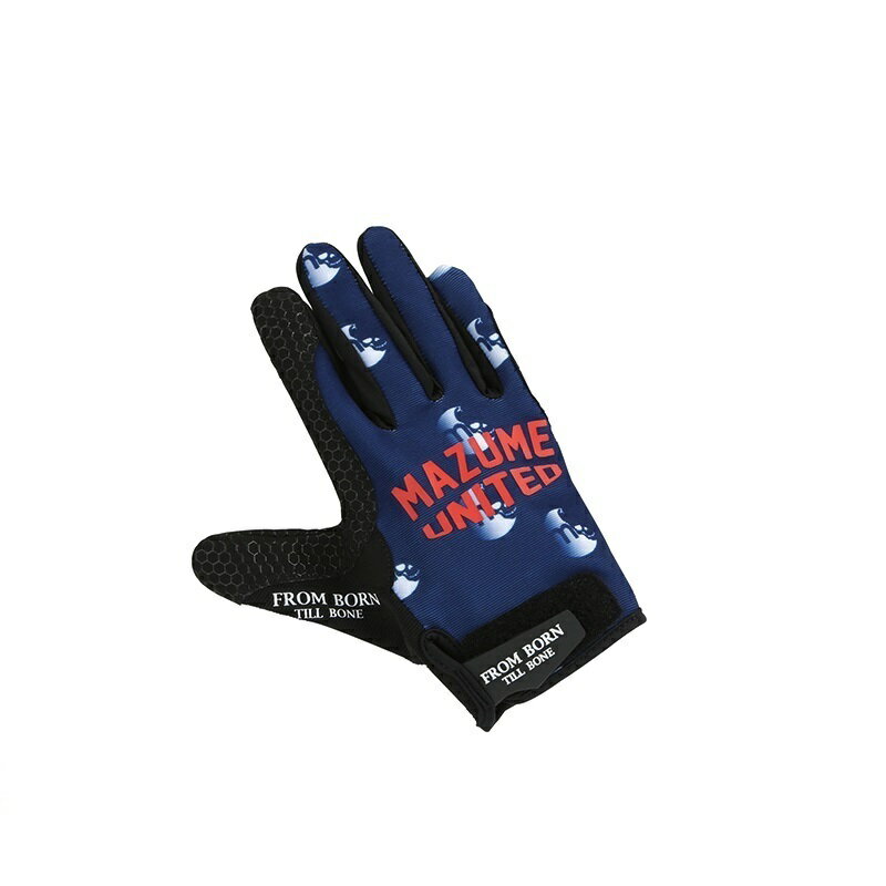 オレンジブルー　MZGL-S597 mazume ゲームフィッシンググローブ LL ネイビー