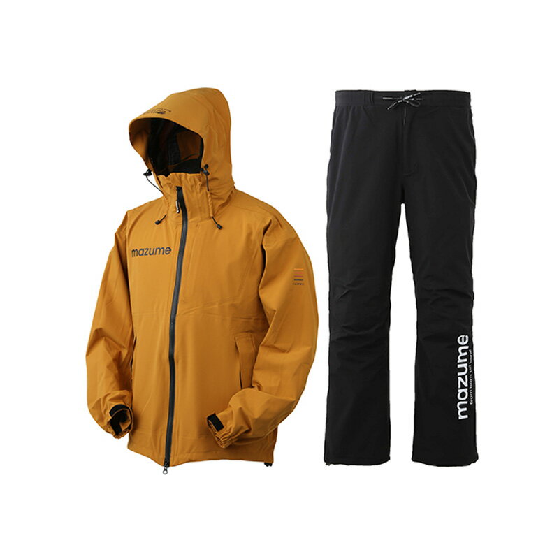 オレンジブルー　MZRS-756 mazume コアレインスーツ タン S