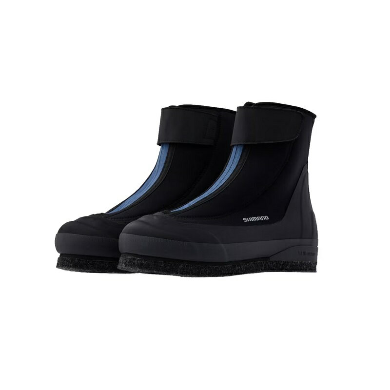 シマノ　FS-04XX 鮎ゲーム ウェットシューズカットフェルト 中丸 25.0cm ブラック