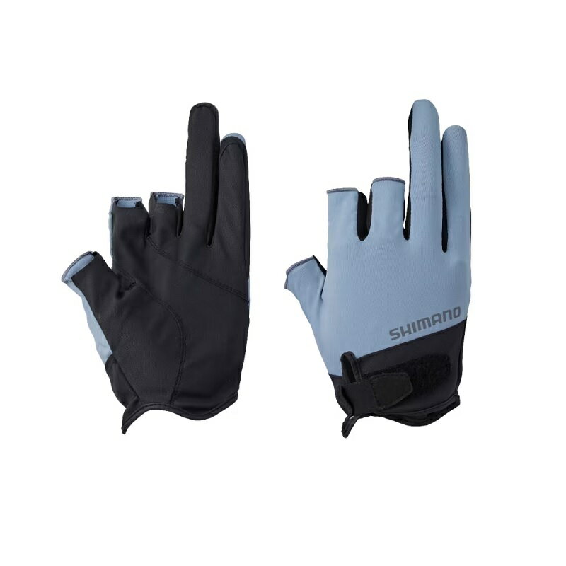 シマノ　GL-008V ベーシック グローブ 3 L ライトブルー