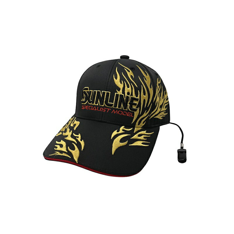 サンライン　CP-3404 ファイヤーキャップ ブラック/ゴールド F