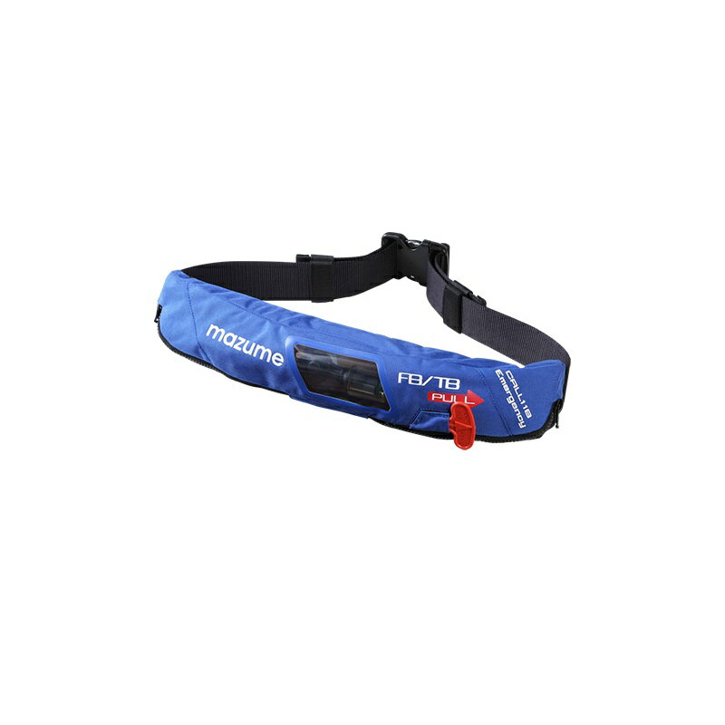 オレンジブルー　MZLJ-770 mazume インフレータブルウエスト SP 浮力7.5 ブルー
