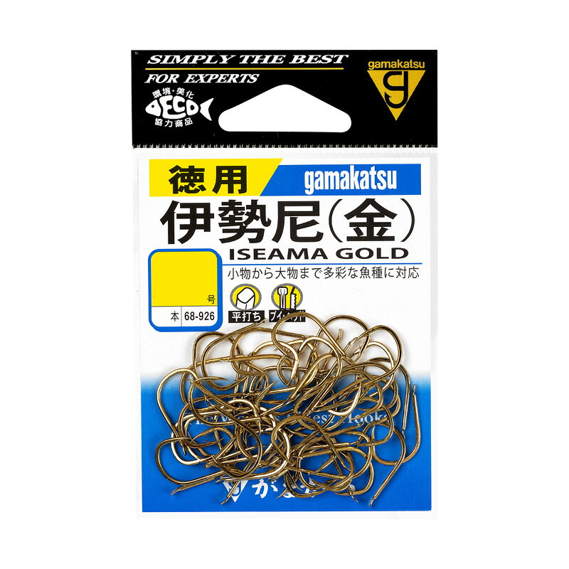 Rakuten - がまかつ　68-926 バラ 徳用 伊勢尼(金) 6号