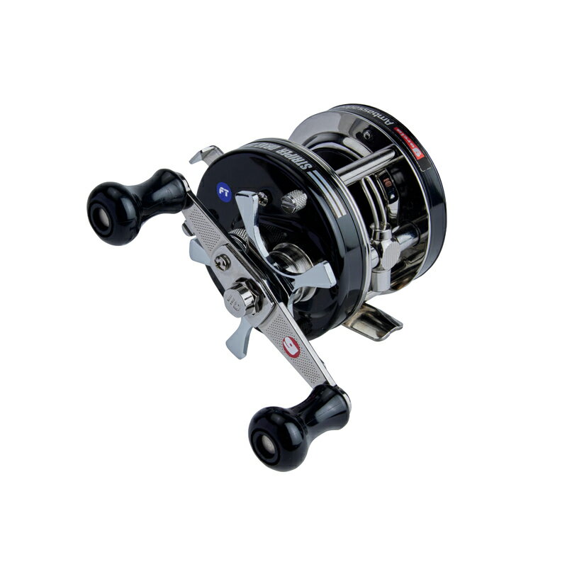 アブ　AMBASSADEUR 4500 Striper Black　/ ベイト リール 右巻