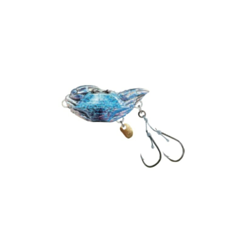 仕様表多くの魚に食べられるカニ。釣りあげた魚から吐き出される多くのカニをルアーに具現化。現場から見出す魚の捕食対象をルアーに！カニを使うとあたりは激しく、カニを食べる為に戦う魚の姿が目に浮かぶ。ベイトが浮いて中層に浮く魚を狙いたい時に！根魚、マダイ中層の青物までカバー。使い方はタイラバと同じく、ただ巻きがメイン。スイマーの名前らしく中層まで巻き上げて泳ぐカニを演出！左右の動きでスプーンのように魚に大きくアピール。兄弟の海底ウォーカーよりも中層を狙いたい時に使って欲しい。Guide Service Sevenガイドサービスセブン　カニじゃん スイマー●サイズ：60g●カラー：#01 BL ブルー詳細はこちら