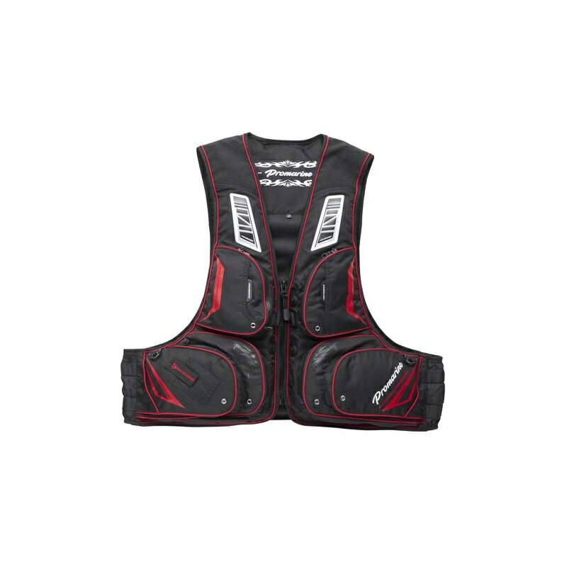 浜田商会　WFA012-BKRD ハイパー フローティングベスト ブラックレッド