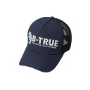 エバーグリーン B-TRUE ラバーロゴメッシュキャップ #ネイビー/ブラック