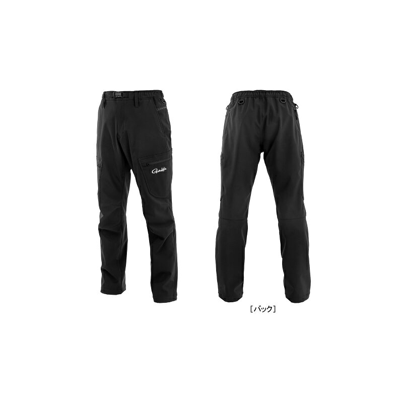 がまかつ　GM3754 ストレッチBフィッシングパンツ ブラック/ブラック LL