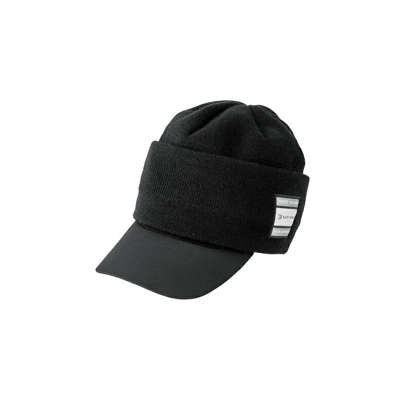 がまかつ　GM9119 2WAYニットバイザーキャップ ブラック(BLACK WORKS) F