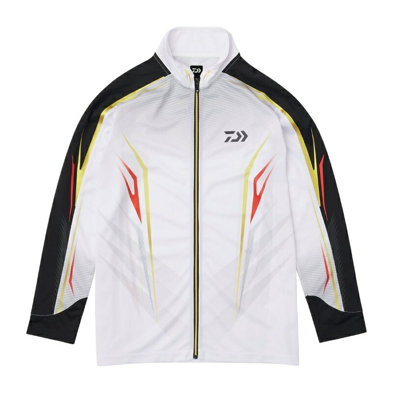ダイワ　DE-7324T トーナメント フルジップドライシャツ ホワイト M