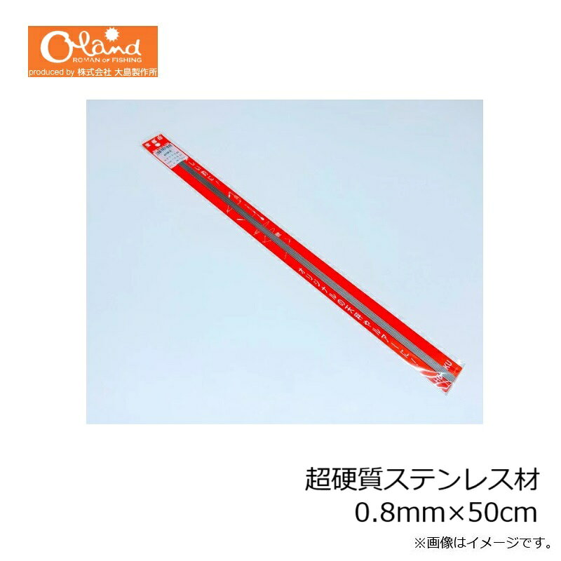 大島製作所 超硬質ステン材 0.8mm×50cmの紹介画像2