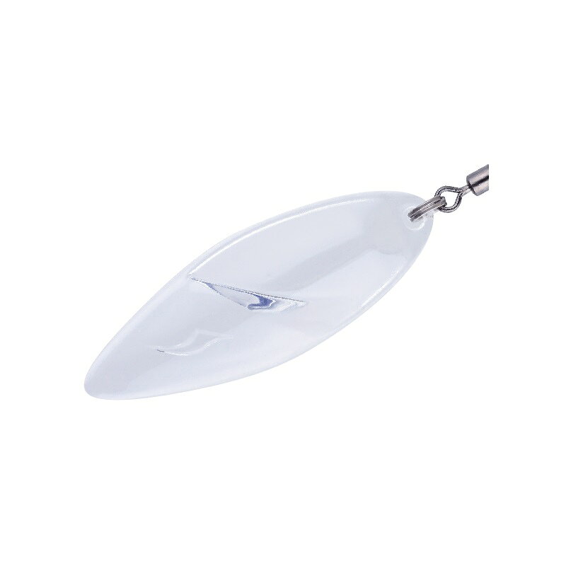 仕様表多魚種に使える万能樹脂ブレード■プロスタッフ監修Juicy(ジューシー)の特長は従来の金属性のブレードには無い透明感と軽さである。透明であることで、光の透過と反射でナチュラルにアピールすることができる。UV加工した物は夜中やディープなどの光量が少ない時でも効果を発揮する。比重が軽く垂れ下がりにくいため、スローな誘いも可能。ジグヘッドやオフセットフック・プラグなどに取り付けて使用していただけます。ご自由に使用していただき、様々なリグやプラグのパーツとしてお使いください。【特徴】1.光の透過による反射でナチュラルにアピールする2.比重が軽いので水馴染みが良くゆっくり引ける3.金属にはない樹脂の柔らかい波動でアピールするAPIA　JUICYアピア　ジューシー●サイズ：3 1/2●入数：1パック/2個入●全長：80mm(取付金具含む)/38mm(ブレードのみ)●重量：0.85g(取付金具含む)/0.5g(ブレードのみ)●カラー：05 クリア詳細はこちら