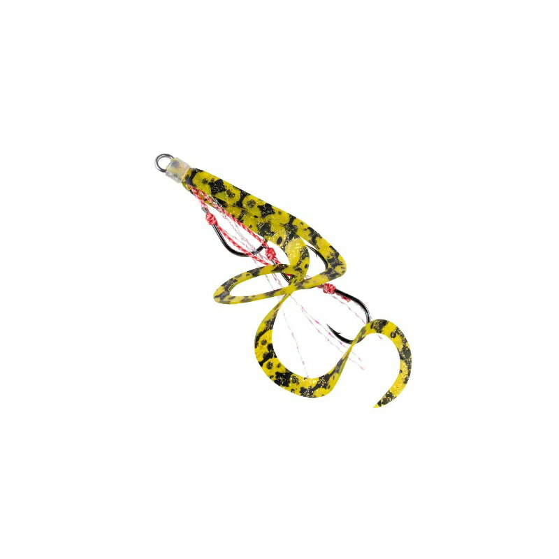 Fly Fishing Accessories - スタート　替ユニットトリプルフックショートカーリーM #64 イエローゼブラ