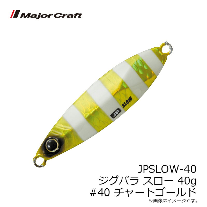 ジグパラ スロー 40g チャートゴールドゼブラ の商品画像3枚目