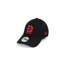 ドレス DRESS NEW ERA×DRESSコラボキャップ #ブラック×レッド