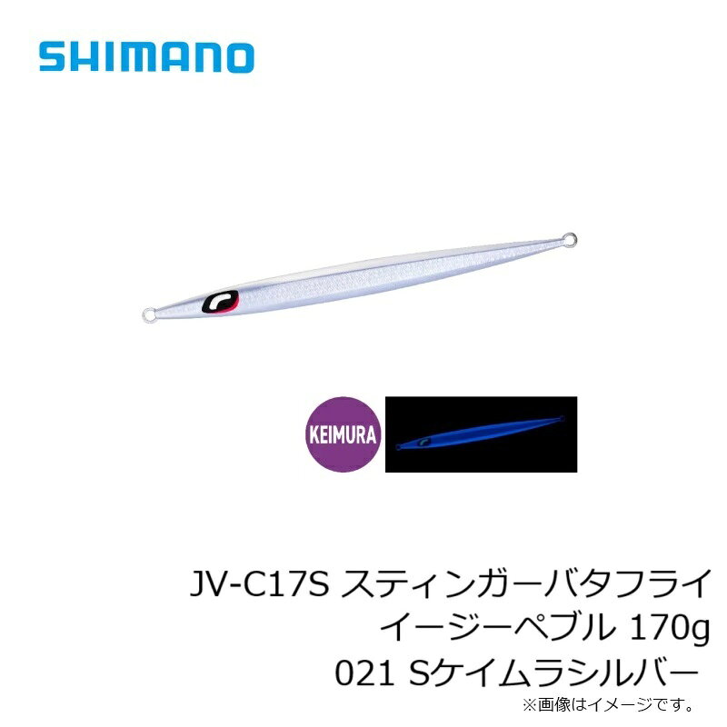 スティンガーバタフライ イージーペブル 170g Sケイムラシルバー の商品画像3枚目