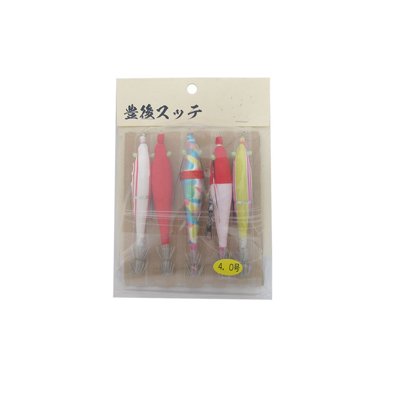 糀屋漁社　豊後スッテ 4.0号-5本付(3m間隔)