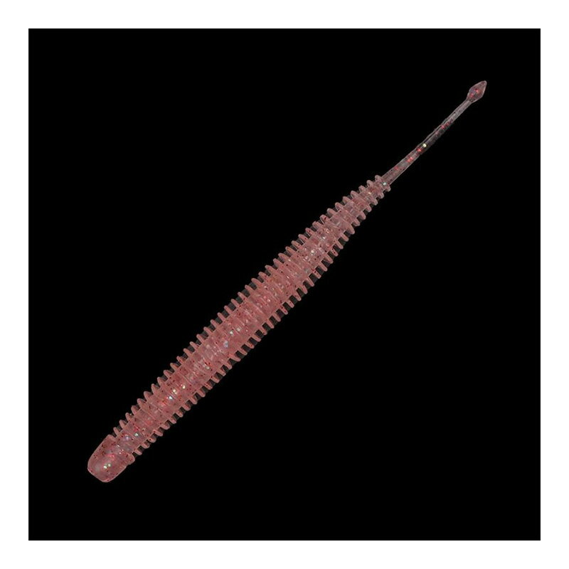 仕様表ボディー、テールから発生する微振動アクションで魚にアピール！鰺泥棒シリーズピンテールワームオリジナルソフトマテリアルを使用したアジ専用ワーム。マテリアルをSAFマテリアルに一新しました。匂いにはにんにくをプラスした海老ニンニクフレーバーでさらに釣れ釣れ！ボディーは水かみの良いリング形状でテールの先にほんの少しだけ膨らみを付けることによって起こる微波動はまさに究極のライブ感を演出し魚をスレさせない。ボディーは食い込みやすいようバルキー過ぎることなく細すぎない扱いやすいボリューム。吸い込みやすいソフトなマテリアルがしっかりとフッキングをサポートする。●特徴1お好みのジグヘッドを装着しておたのしみください。●特徴2テールの先のふくらみで起こる微波動はまさに究極のライブ感を演出する。●特徴3SAF（サフ）マテリアルとは、ジークラックオリジナルブレンドのワームマテリアル。釣れる！マテリアルを追求し、塩とアミノ酸とフォーミュラーをブレンドし魚の味覚と嗅覚に訴えるこだわりのマテリアル。塩（SAIT）＋アミノ酸（Amino）＋フレーバー（Flavor）の頭文字を取りS・A・Fマテリアルとしました。※ピクピクピンテールはSAFマテリアルを使用しています。GEECRACK　PIKUPIKU pintailジークラック　ピクピクピンテール●サイズ：3.5インチ●入り数：8本●マテリアル：海老ニンニクフレーバーのSAF（サフ）マテリアル●カラー：＃S537 UVピーチスカッシュ詳細はこちら