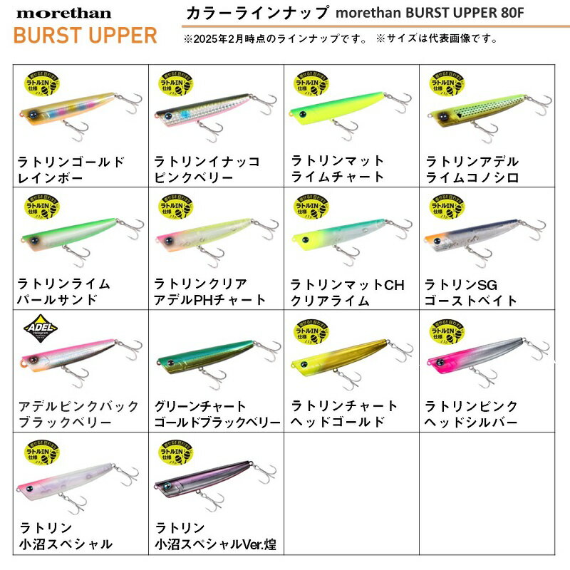 モアザン バーストアッパー80F ラトリンチャートヘッドゴールド (3)