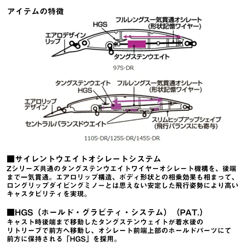 ショアラインシャイナーZ セットアッパー75S-DR アデルブルピンイワシ (3)