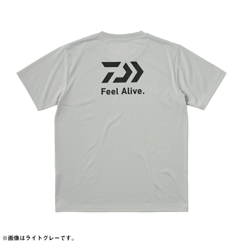 釣具のFTOのダイワ　DE-8325 ショートスリーブ バックプリントTシャツ ヨークイエロー M｜アングル2