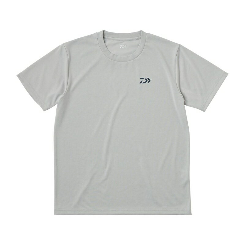 ダイワ　DE-8325 ショートスリーブ バックプリントTシャツ ライトグレー M