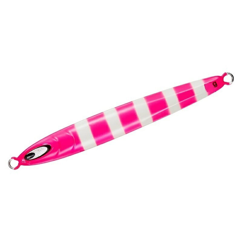 鏡牙ジグセミロング160G フラッシュピンクゼブラグロー