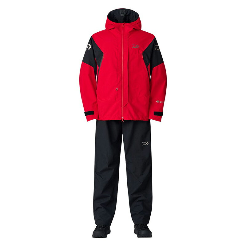 ダイワ　DR-1825 GORE-TEX コンビアップレインスーツ レッド 2XL